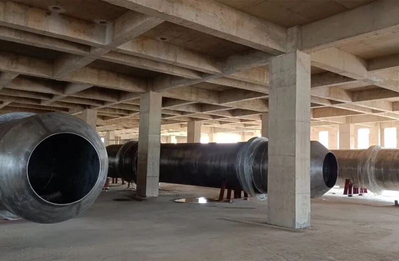 由江苏鹏飞集团定制生产的3台Φ2x13.9m回转窑炒菜锅落户鄂州